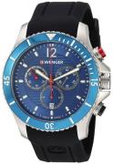 Wenger Seaforce Herreklokke 01.0643.110 Blå/Gummi Ø43 mm