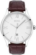 Hugo Boss 99999 Herreklokke 1513555 Hvit/Lær Ø43 mm