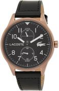 Lacoste 99999 Herreklokke 2011042 Sort/Lær Ø44 mm