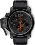 Graham Chronofighter Oversize Herreklokke 2CCAU.B01A Sort/Tekstil