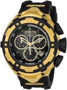 Invicta Herreklokke 21353 Bolt Sort/Gulltonet stål Ø52 mm