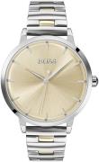 Hugo Boss Dameklokke 1502500 Champagnefarget/Gulltonet stål Ø36 mm