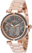 Invicta Dameklokke 35830 Bolt Grå/Rose-gulltonet stål Ø36.5 mm