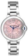 Cartier Dameklokke W6920100 Ballon Blue Rosa/Stål Ø33 mm