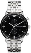 Emporio Armani Herreklokke AR0389 Classic Sort/Stål Ø43 mm