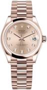 Rolex Dameklokke 278245-0030 Datejust 31 Rosegullfarget/18 karat