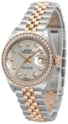 Rolex Dameklokke 279381RBR-0013 Lady-Datejust 28 Hvit/18 karat rosé