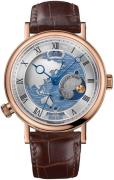 Breguet Herreklokke 5717BR-AS-9ZU Classique Sølvfarget/Lær Ø44 mm