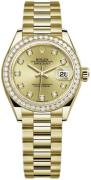 Rolex Dameklokke 279138RBR-0023 Lady-Datejust 28 Gulltonet/18 karat