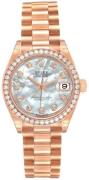 Rolex Dameklokke 279135RBR-0010 Lady-Datejust 28 Hvit/18 karat rosé