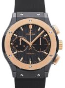 Hublot Herreklokke 521.CO.1781.RX Classic Fusion Sort/Gummi Ø45 mm