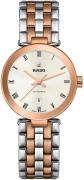 Rado Dameklokke R48900113 Florence Antikkhvit/Rose-gulltonet stål