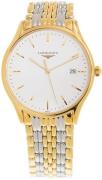 Longines Herreklokke L4.859.2.12.7 Grande Classique Hvit/Gulltonet