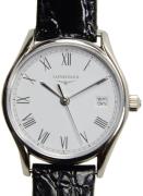 Longines Dameklokke L4.259.4.11.2 Lyre Hvit/Lær Ø25 mm