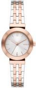 DKNY Dameklokke NY2965 Stanhope Hvit/Rose-gulltonet stål Ø29 mm