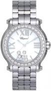 Chopard Dameklokke 278509-3008 Happy Sport Hvit/Stål Ø30 mm