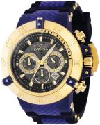 Invicta Herreklokke 39004 Subaqua Sort/Plast Ø50 mm