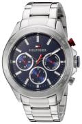 Tommy Hilfiger Herreklokke 1791228 Hudson Blå/Stål Ø44 mm