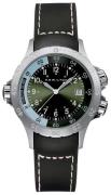 Hamilton Herreklokke H74531863 Khaki Grønn/Gummi Ø40 mm