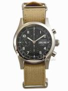 Hamilton Herreklokke H71516937 Khaki Field Sort/Tekstil Ø42 mm