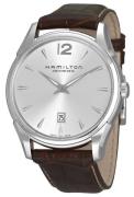 Hamilton Herreklokke H38615555 Sølvfarget/Lær Ø43 mm