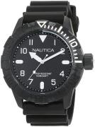 Nautica Herreklokke NAD10081G Sort/Gummi Ø44 mm