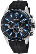 Festina Herreklokke F20376-2 Sort/Gummi Ø47 mm