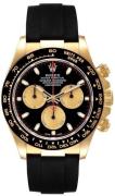 Rolex Herreklokke 116518LN-0047 Cosmograph Daytona Sort/Gummi Ø40 mm