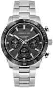 Cerruti 1881 Herreklokke CIWGK2116603 Sort/Stål Ø44 mm