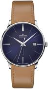 Junghans Herreklokke 27/4114.02 Meister Blå/Lær Ø40.4 mm