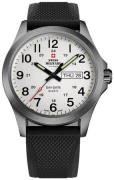 Swiss Military Herreklokke SMP36040.21 Chrono Hvit/Gummi Ø42 mm