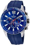 Festina Herreklokke F20376-1 Sport Blå/Gummi Ø47 mm