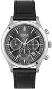 Hugo Boss Herreklokke 1513799 Sort/Lær Ø44 mm