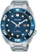 Pulsar Herreklokke PG8281X1 Sport Blå/Stål Ø45 mm