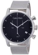 Calvin Klein Herreklokke K2G27121 City Sort/Stål Ø43 mm