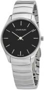 Calvin Klein Dameklokke K4D2214V Sort/Stål Ø32 mm