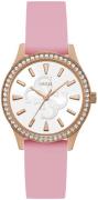 Guess Dameklokke GW0359L3 Hvit/Gummi Ø38 mm
