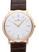 Jaeger LeCoultre Herreklokke 1292520 Master Ultra Thin Hvit/Lær Ø39