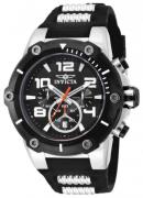 Invicta Herreklokke 17202 Speedway Sort/Gummi Ø51.5 mm