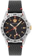 Versace Herreklokke VE2W00122 Sport Tech Sort/Lær Ø45 mm