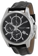 Hamilton Herreklokke H32596731 American Classic Jazzmaster Sort/Lær