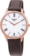 Tissot Herreklokke T063.409.36.018.00 Tradition Hvit/Lær Ø39 mm