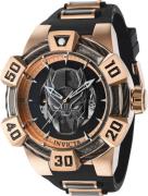 Invicta Herreklokke 40999 Marvel Sort/Plast Ø52 mm