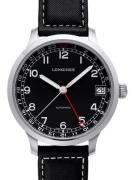 Longines Herreklokke L2.789.4.53.0 Sort/Tekstil Ø42 mm