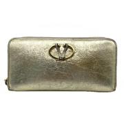 Pre-owned Valentino-lommebok i gullskinn