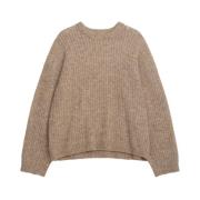 Magalie Beige Melange Sweater
