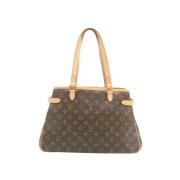 Pre-owned Brunt lerret Louis Vuitton Batignolles