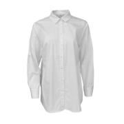 Hvit Oversized Skjorte/Bluse