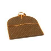 Pre-owned Brunt lerret Louis Vuitton reiseveske