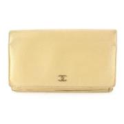 Beige Stoff Lommebok med Serienummer